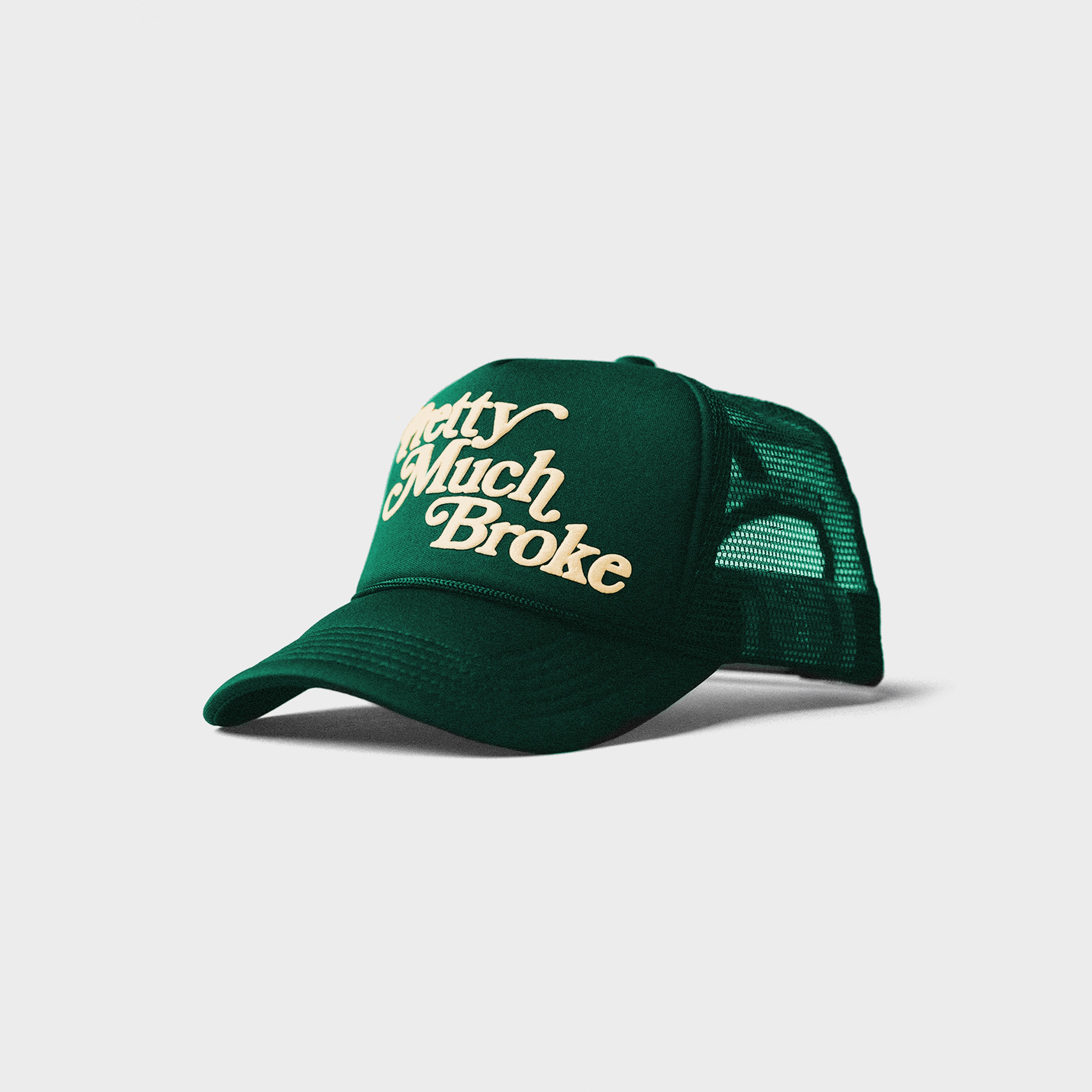Pretty Much Broke® Trucker Cap - Green