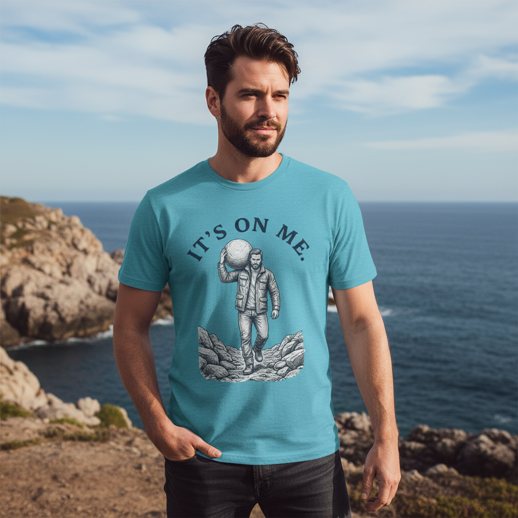 It's On Me Tee — Vintage Atlas Man Graphic T-Shirt | Wear Your Worship