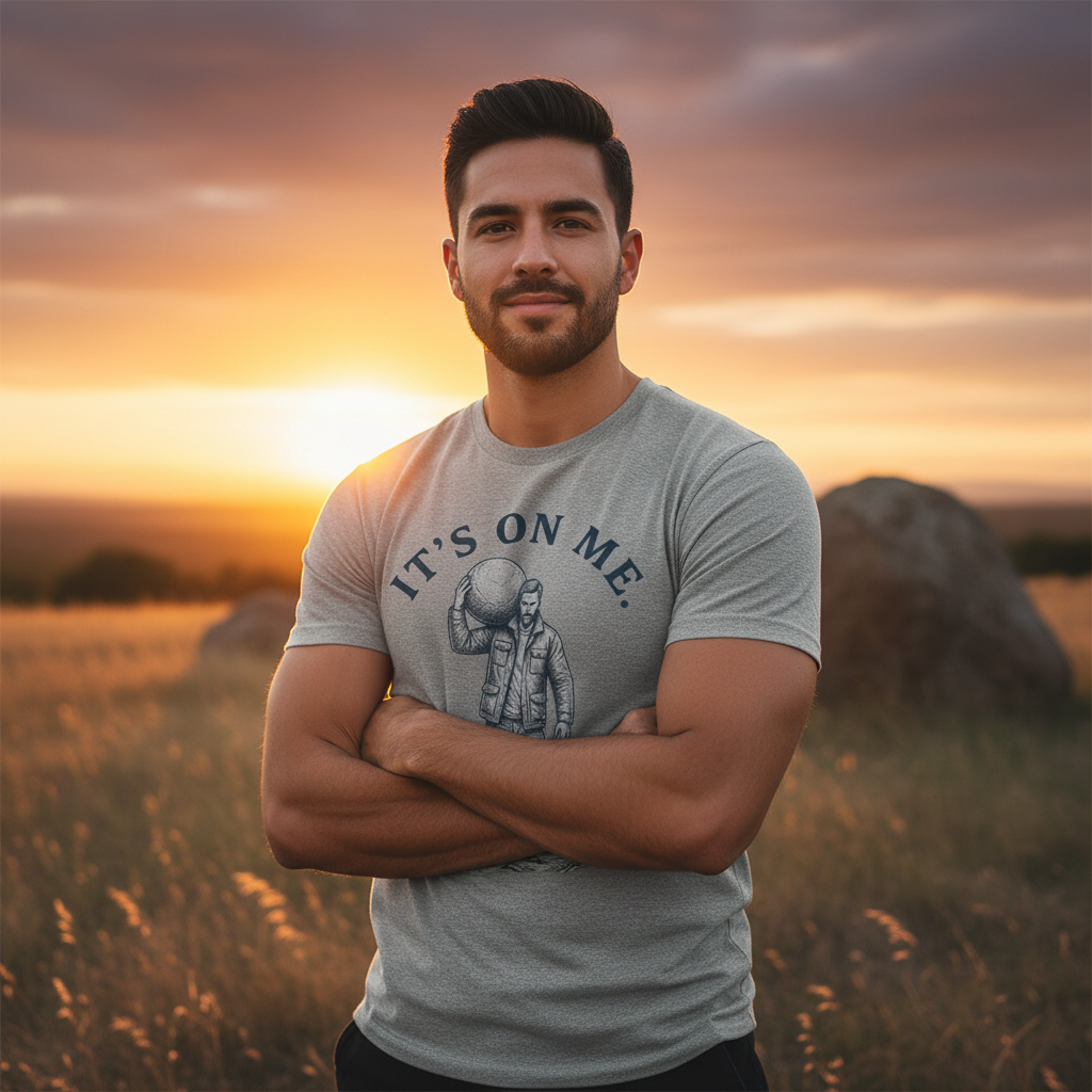 It's On Me Tee — Vintage Atlas Man Graphic T-Shirt | Wear Your Worship