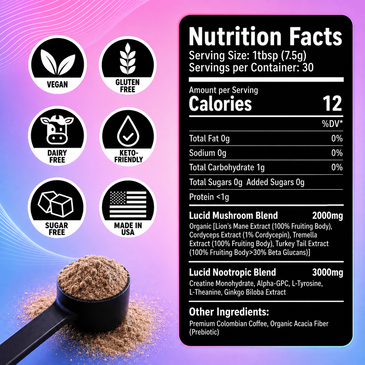Nootropic+Mushroom Coffee